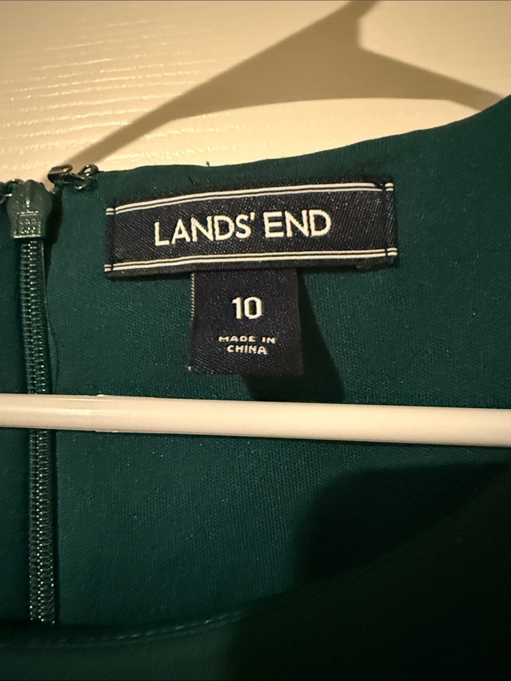 Lands' End Deep Green Midi Sheath Dress - Picture 2 of 7